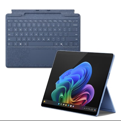 Microsoft Surface Pro OLED Copilot+ PC - 16GB - 1TB - X Elite inkl. Pro Keyboard mit Stiftaufbewahrung, saphirblau