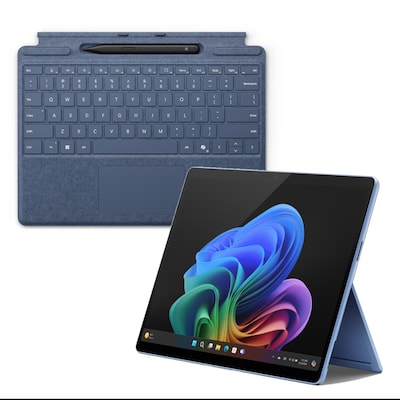 Microsoft Surface Pro OLED Copilot+ PC - 16GB - 1TB - X Elite inkl. Pro Keyboard mit Stiftaufbewahrung mit Slim Pen, sap...