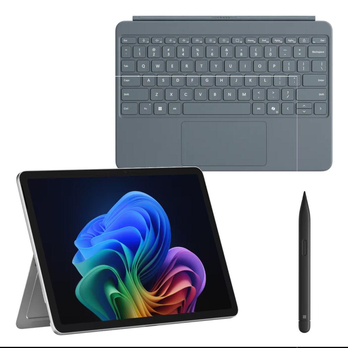 Microsoft Surface Pro Copilot+ PC 12" - 16GB - 256GB - XPlus inkl. Pro 12" Keyboard mit Slim Pen, ozean