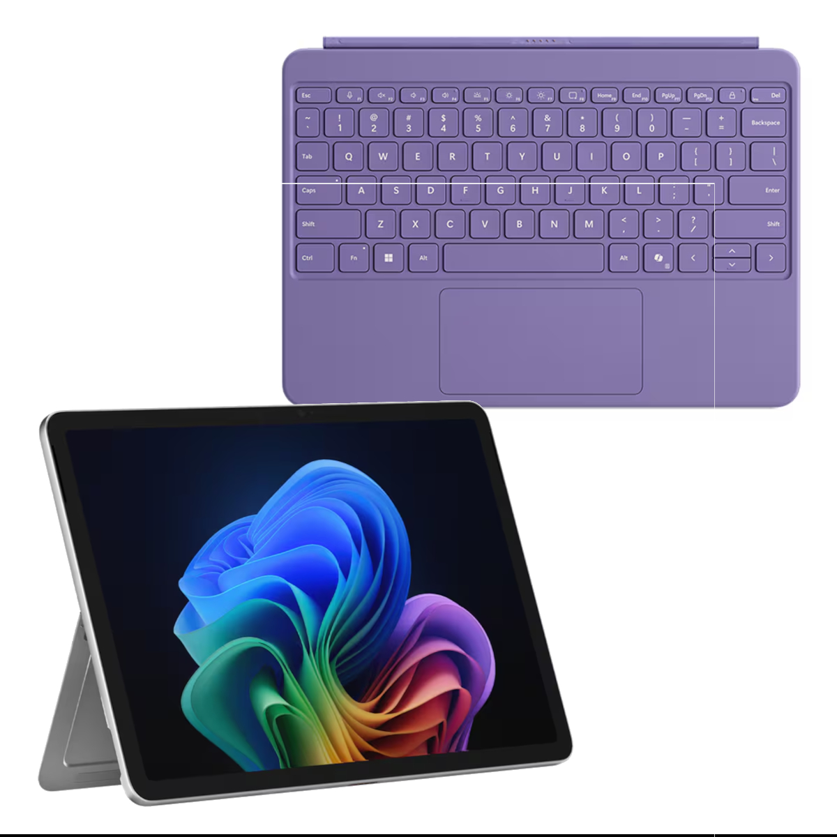 Microsoft Surface Pro Copilot+ PC 12" - 16GB - 256GB - XPlus inkl. Pro 12" Keyboard, violett