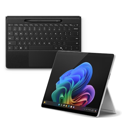 Thumbnail - Microsoft Surface Pro Copilot+ PC 16GB - 512GB - X Plus inkl. Pro Flex Keyboard mit Stiftaufbewahrung mit Slim Pen, schw...