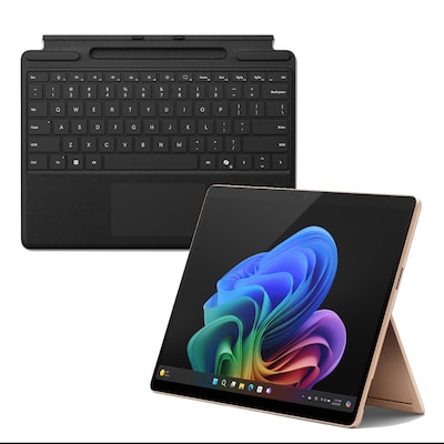 Microsoft Surface Pro Copilot+ PC 13" - 16GB - 1TB - X Elite inkl. Pro Keyboard mit Stiftaufbewahrung, schwarz