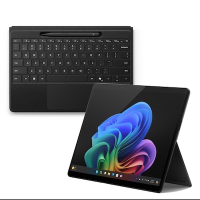 Microsoft Surface Pro OLED Copilot+ PC - 16GB - 1TB - X Elite inkl. Pro Flex Keyboard mit Stiftaufbewahrung mit Slim Pen...