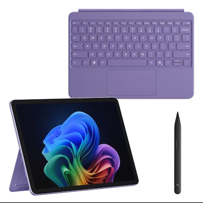 Microsoft Surface Pro Copilot+ PC 12" - 16GB - 512GB - XPlus inkl. Pro 12" Keyboard mit Slim Pen, violett