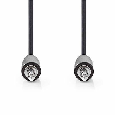 Nedis Stereo-Audiokabel | 3.5 mm Stecker | 3.5 mm Stecker - Vernickelt | 2.00 m | Rund | Schwarz | Box