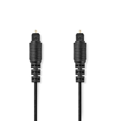 Thumbnail - Nedis Optisches Audiokabel - Toslink Stecker | Toslink Stecker | 1.00 m | Rund | PVC | Schwarz | Label