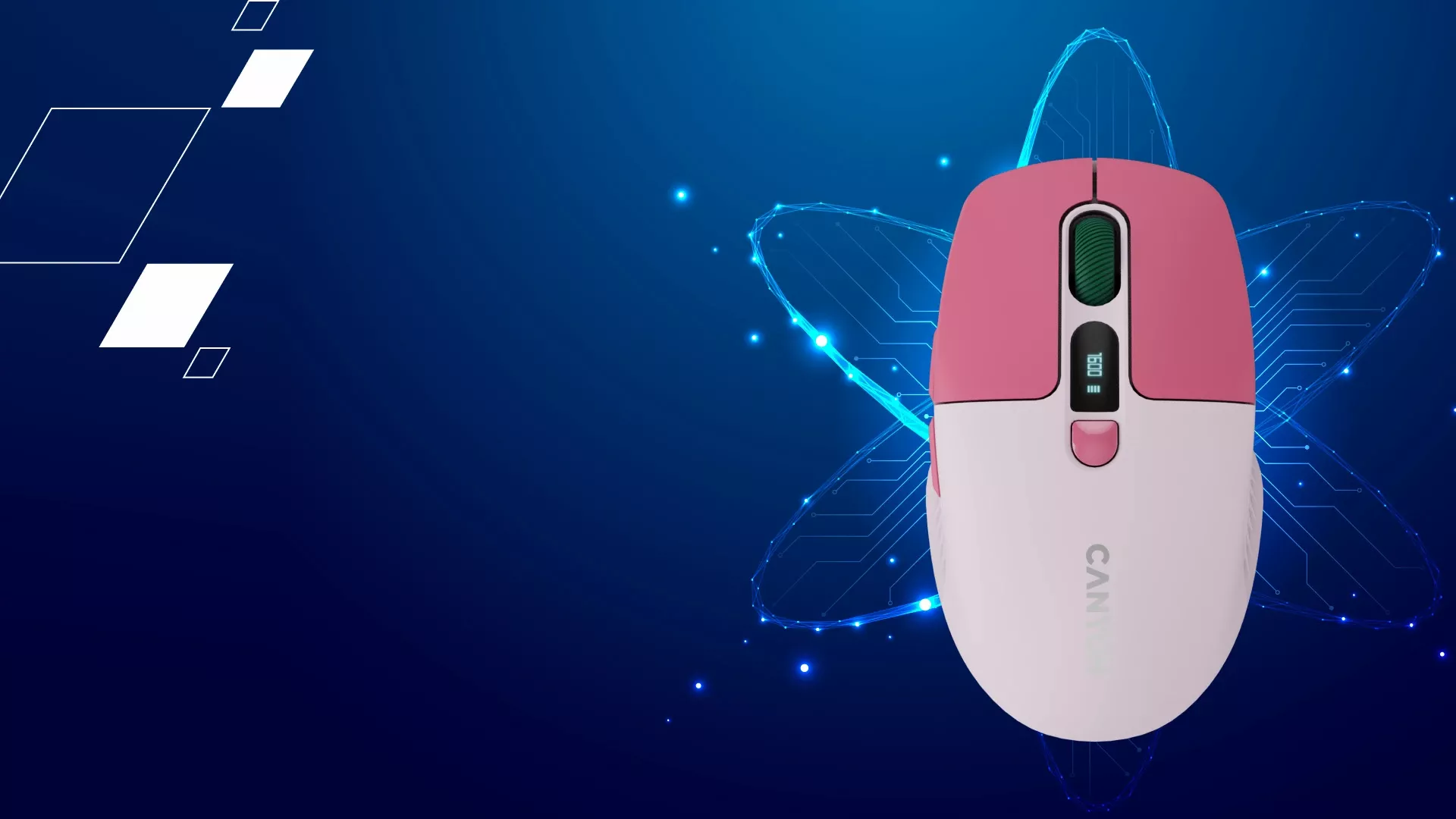 CANYON Mouse MW-26 LCD Silent Dual Mode Wireless pink_8