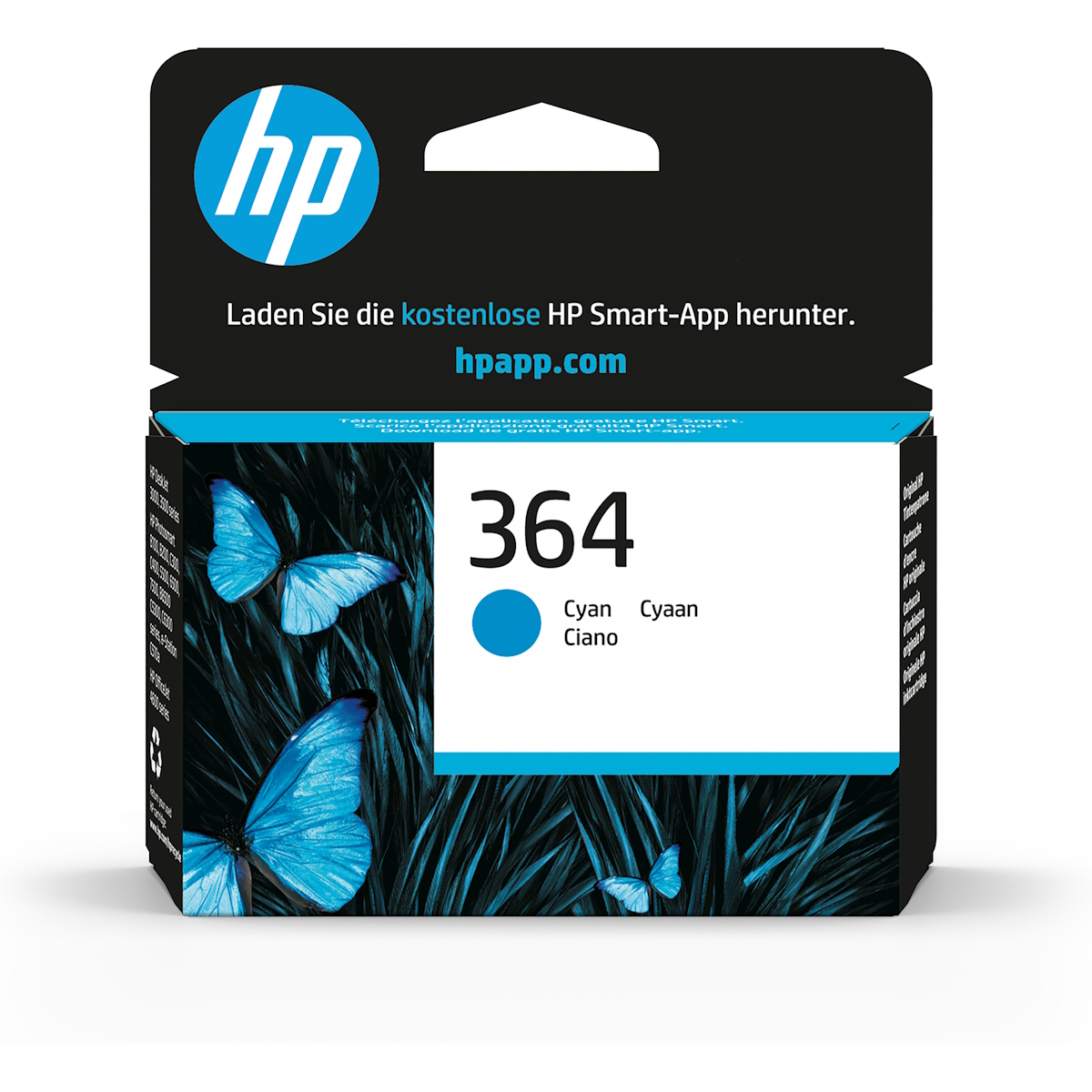 HP 364 (CB318EE) Original Druckerpatrone Cyan