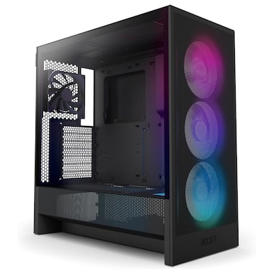 Thumbnail - NZXT H5 Flow RGB (2024) Black | PC-Gehäuse