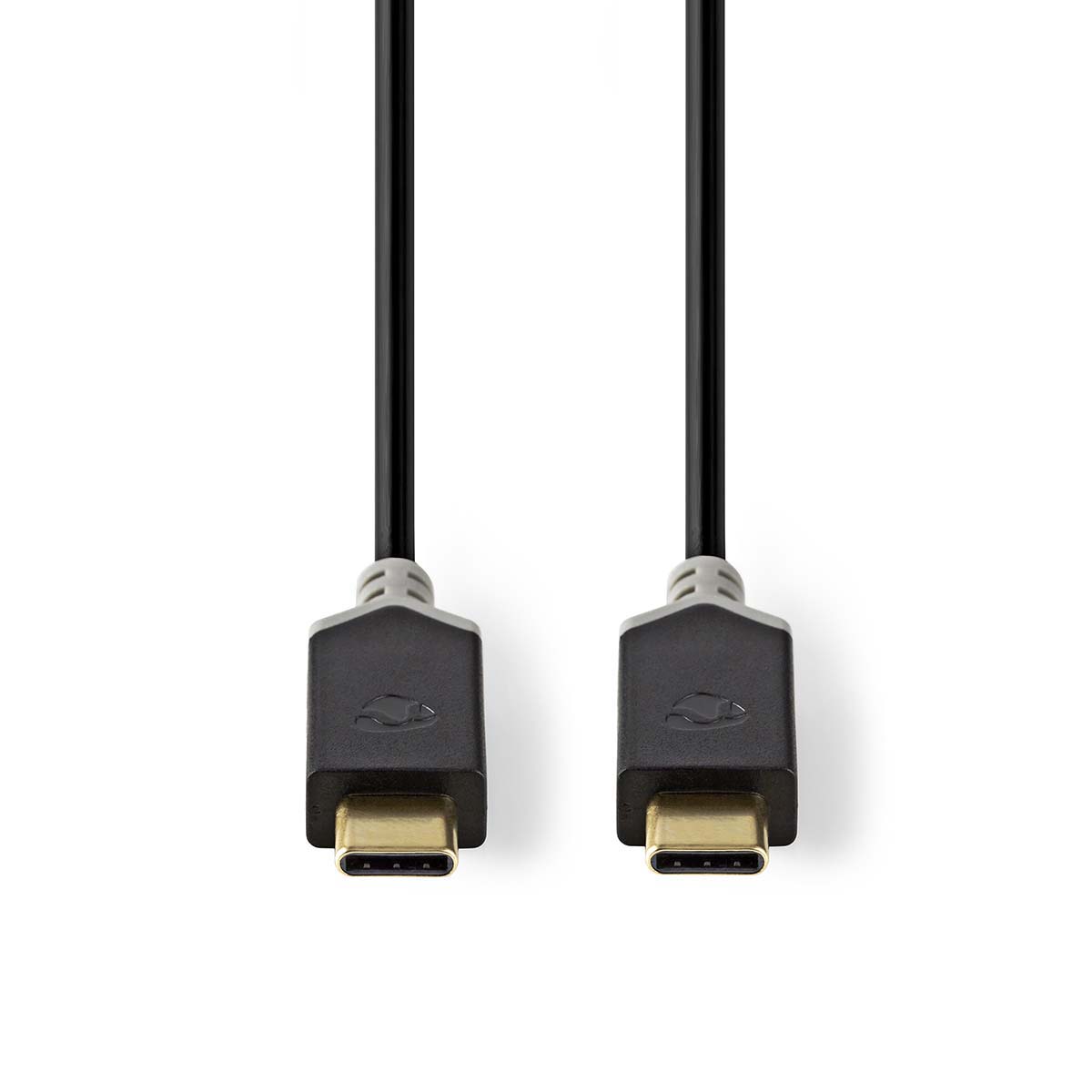 Nedis USB-Kabel | USB 3.2 Gen 1 | USB-C™ Stecker | USB-C™ Stecker | 4K@60Hz | 5 Gbps | Vernickelt | 2.00 m | rund | PVC | Anthrazit | Verpackung mit S Kabel Produkt Bild 2