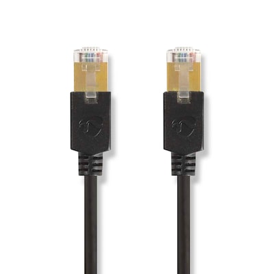 Nedis Cat 6 Kabel | RJ45 Stecker | RJ45 Stecker | F/UTP | 15.0 m rund | LSZH / PVC | Anthrazit | Verpackung mit Sichtfenster
