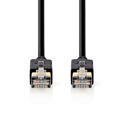 Nedis Cat 6 Kabel | RJ45 Stecker | RJ45 Stecker | F/UTP | 5.00 m | rund | LSZH / PVC | Anthrazit | Verpackung mit Sichtfenster