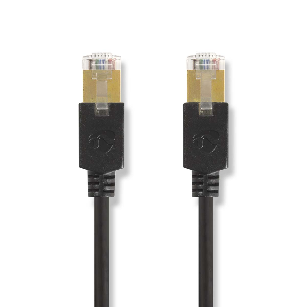 Nedis Cat 6 Kabel | RJ45 Stecker | 3.00 m | rund | LSZH / PVC | Anthrazit | Verpackung mit Sichtfenster