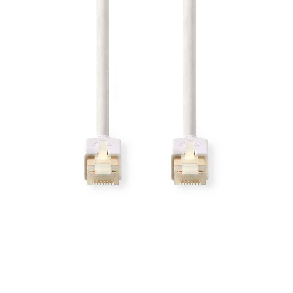 Nedis Cat 6 Kabel | RJ45 Stecker | RJ45 Stecker | F/UTP | 5.00 m | rund | LSZH / PVC | Weiss | Verpackung mit Sichtfenst...
