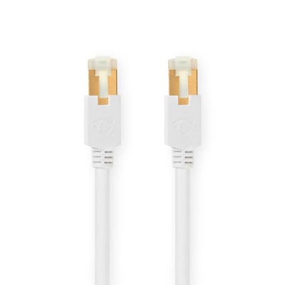 Thumbnail - Nedis Cat 6 Kabel | RJ45 Stecker | RJ45 Stecker | S/FTP | 10.0 m | rund | LSZH / PVC | Weiss | Verpackung mit Sichtfenst...