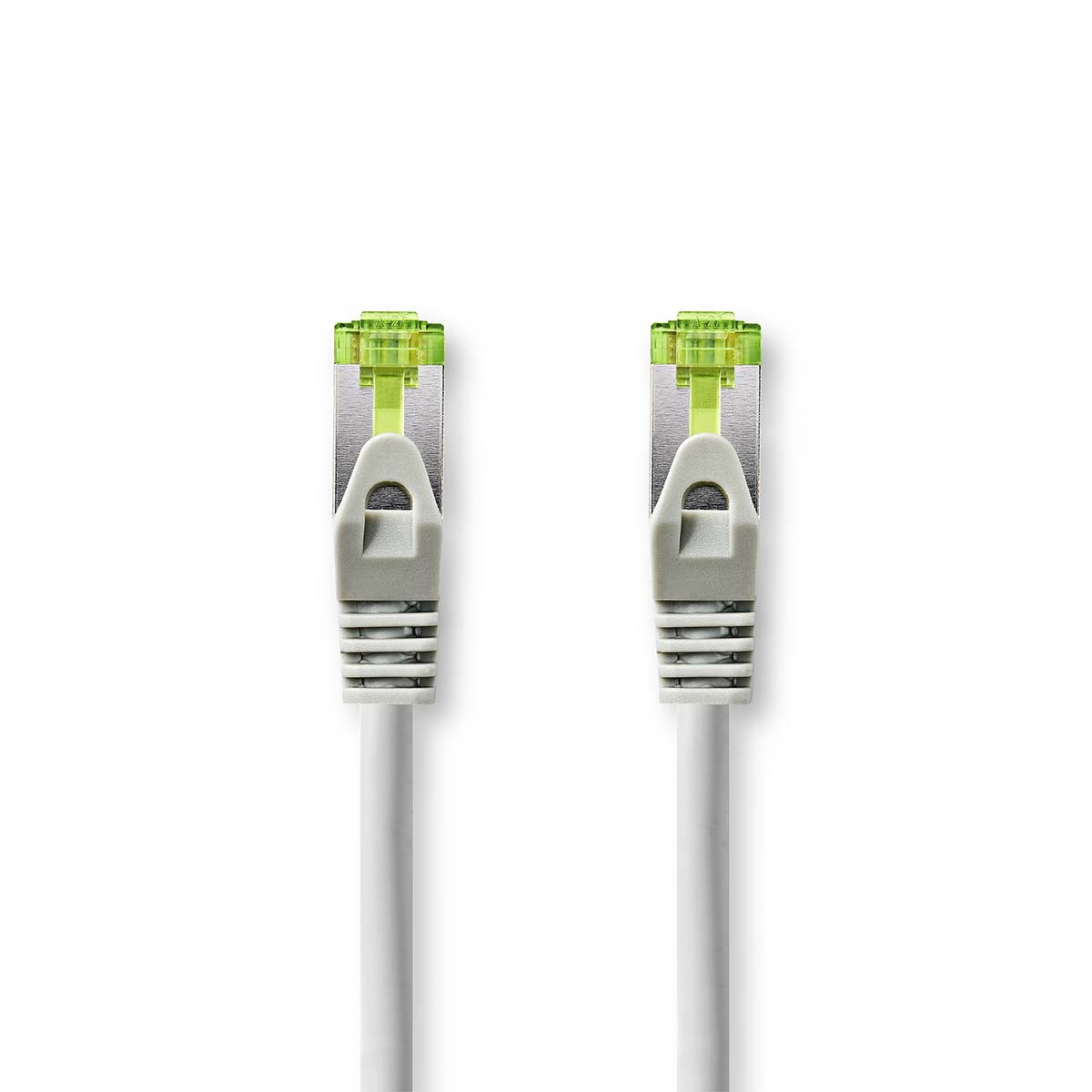 Nedis Cat 7 Kabel | S/FTP | RJ45 Stecker | RJ45 Stecker | 3.00 m 3.00 m | Rund | LSZH | Grau | Verpackung mit Sichtfenst...
