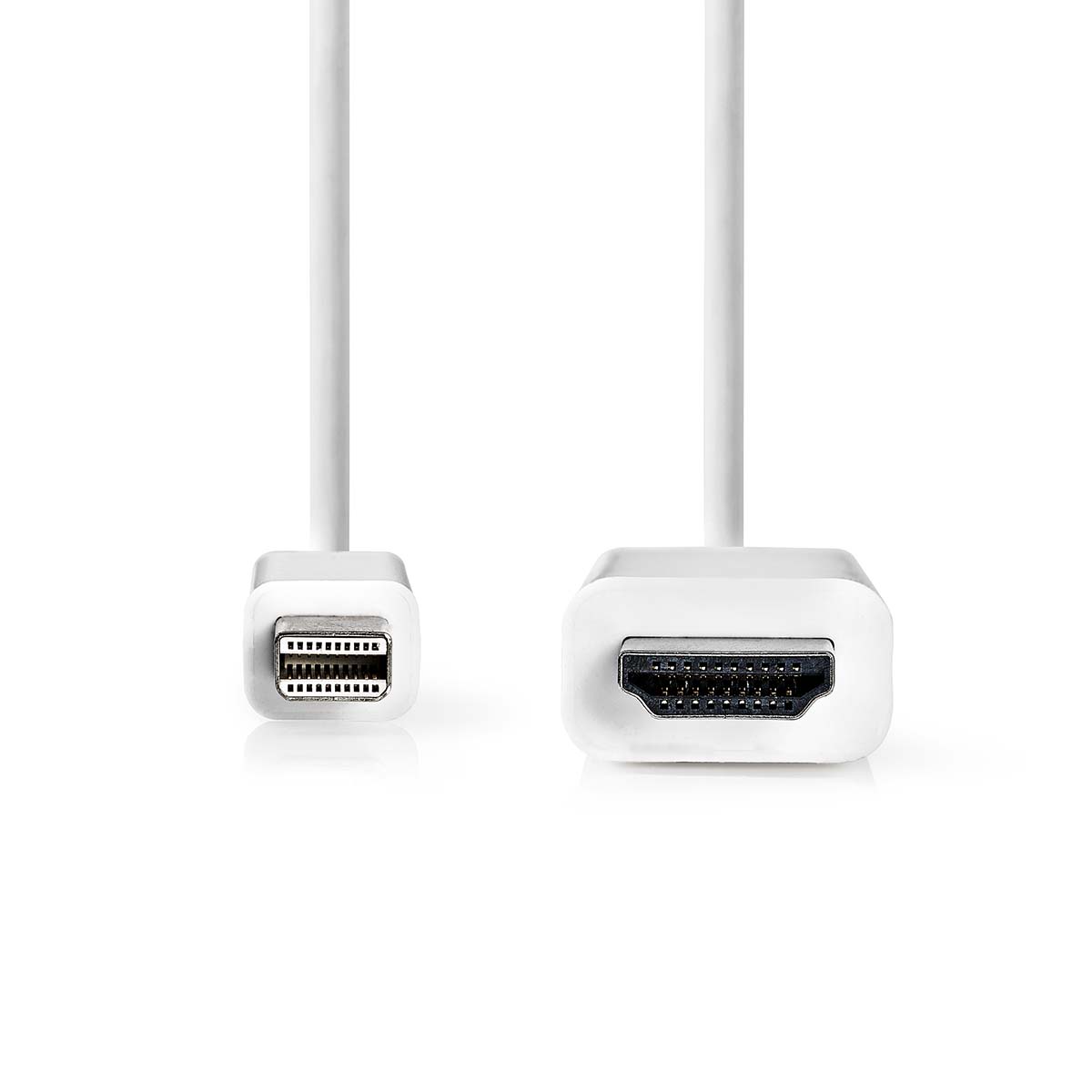 Nedis Mini Displayport-Kabel 1.2 | Mini DisplayPort | HDMI™ Stecker | 21.6 Gbps | Vernickelt | 2.00 m | Rund | PVC | Wei...