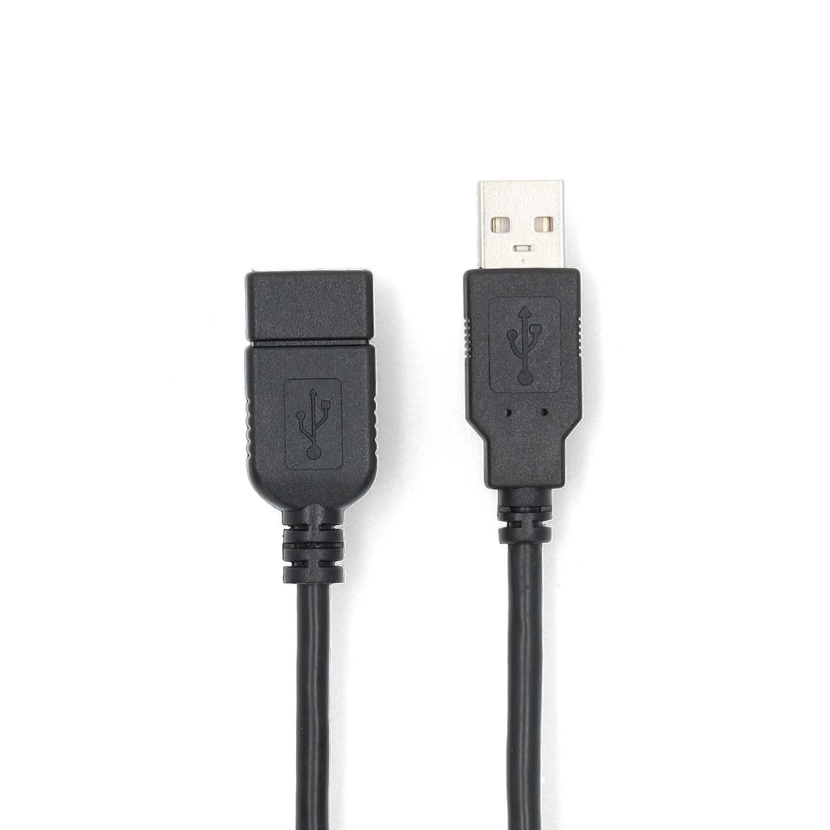 Thumbnail - Nedis USB-Kabel | USB 2.0 | USB-A Stecker | USB-A Buchse - 480 Mbps | Vernickelt | 2.00 m | Rund | PVC | Schwarz | Box
