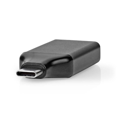 Nedis USB-C™ Adapter - USB 3.2 Gen 1 | USB-C™ Stecker | HDMI™ Ausgang | 4K@60Hz | Rund | Vernickelt | Grau / Schwarz | B...