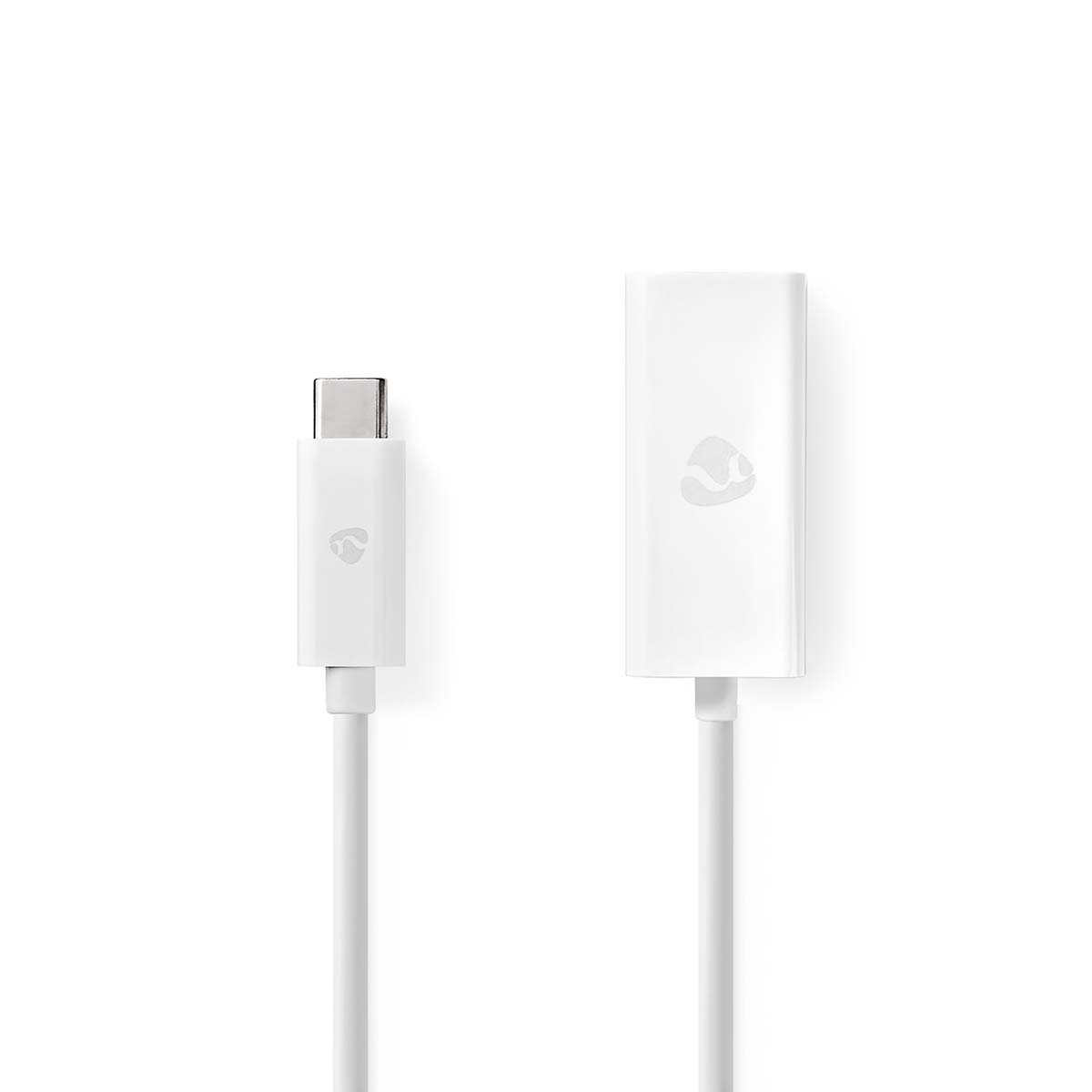 Thumbnail - NEDIS USB-Netzwerkadapter | USB 3.2 Gen 1 | 1000 Mbps | USB-C™ Stecker | RJ45 Buchse | 0.20 m | rund | Vernickelt | Verz...