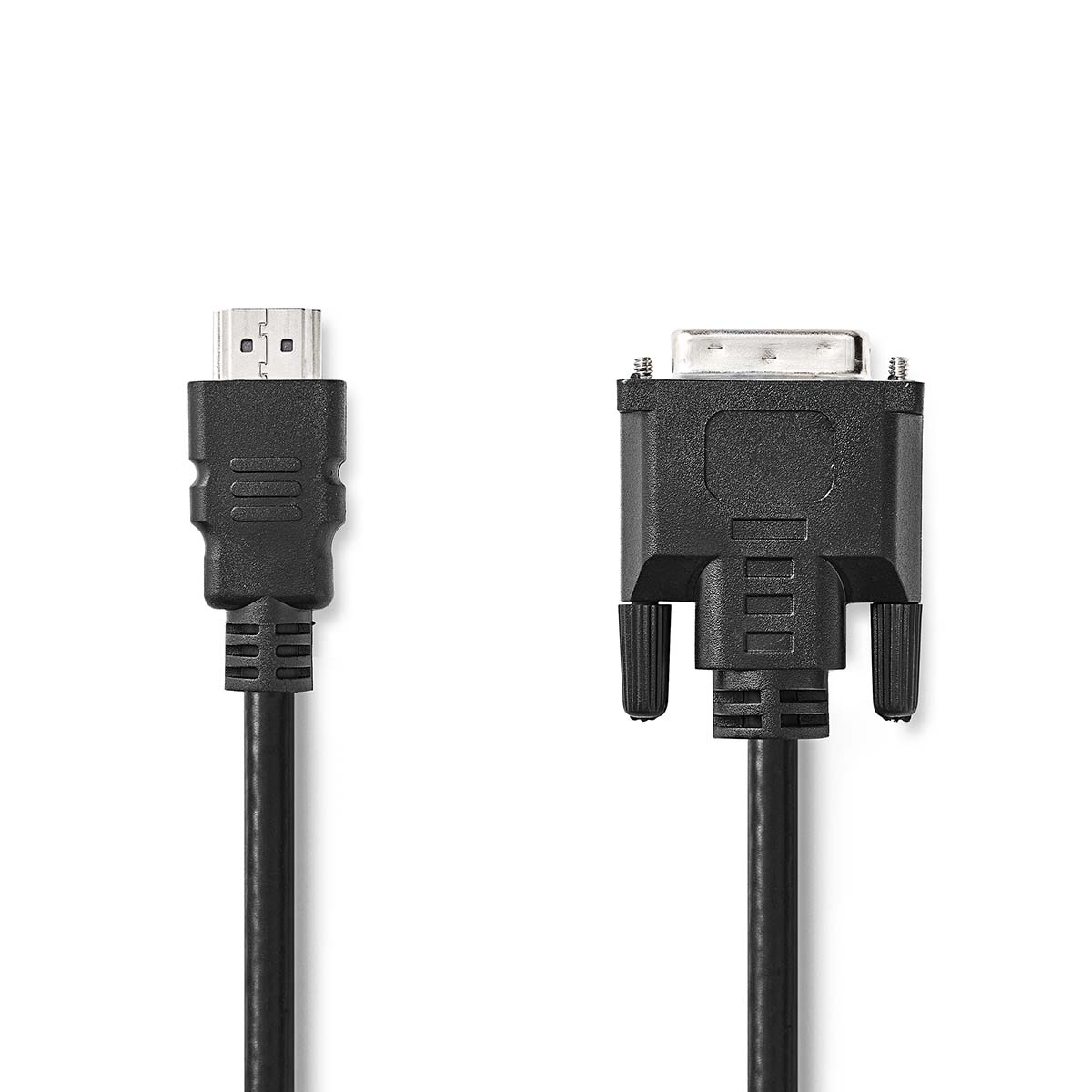 Nedis HDMI™ -Kabel | HDMI™ Stecker | DVI-D 24+1-Pin Stecker - 1080p | Vernickelt | 3.00 m | Gerade | PVC | Schwarz | Label Kabel Produkt Bild 2