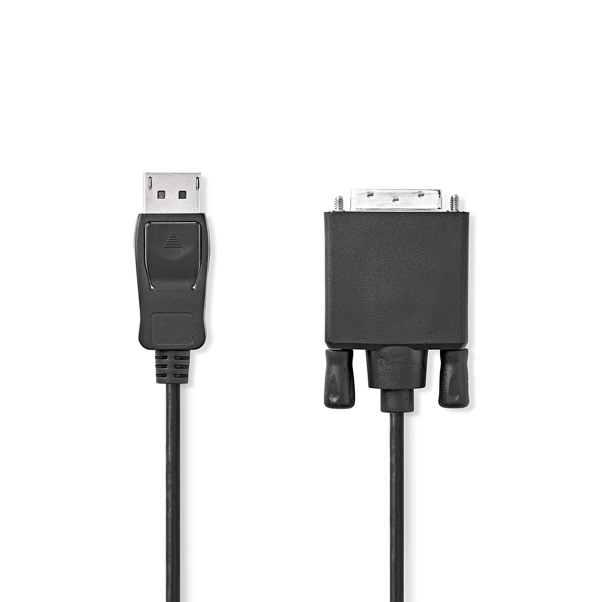 Nedis Displayport-Kabel DVI-D 24+1-Pin Stecker DisplayPort Stecker | 1080p | Vernickelt | 2.00 m | Rund | PVC | Schwarz ...
