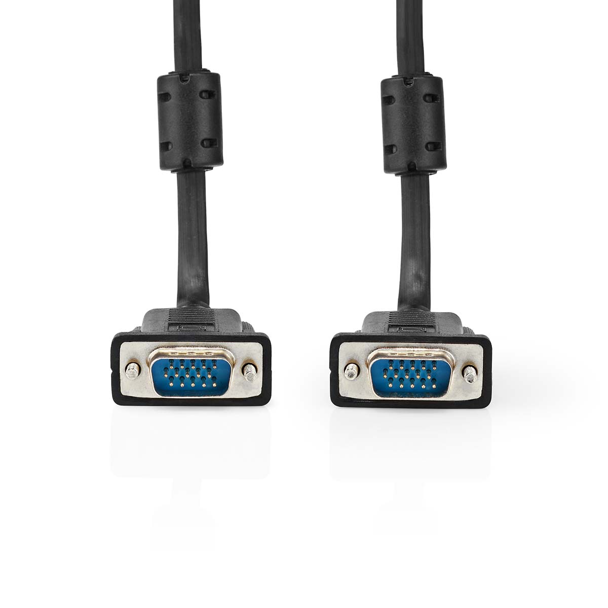 Nedis VGA-Kabel | VGA Stecker | 2.00 m | Schwarz - Vernickelt | Maximale Auflösung: 1280x768 | Rund | ABS | Label Kabel Produkt Bild 2