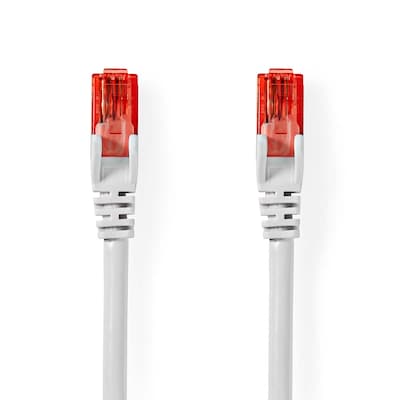 Thumbnail - Nedis CAT6-Netzwerkkabel - RJ45 Stecker | 3.00 m | weiß U/UTP | Rund | PVC | Label