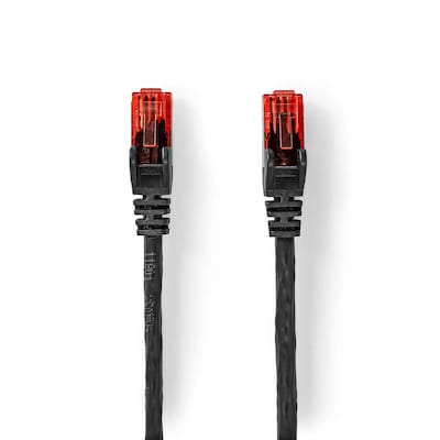 Nedis CAT6-Netzwerkkabel - RJ45 Stecker | RJ45 Stecker | U/UTP | 30.0 m | Aussenbereich | Rund | PE | Schwarz | Label