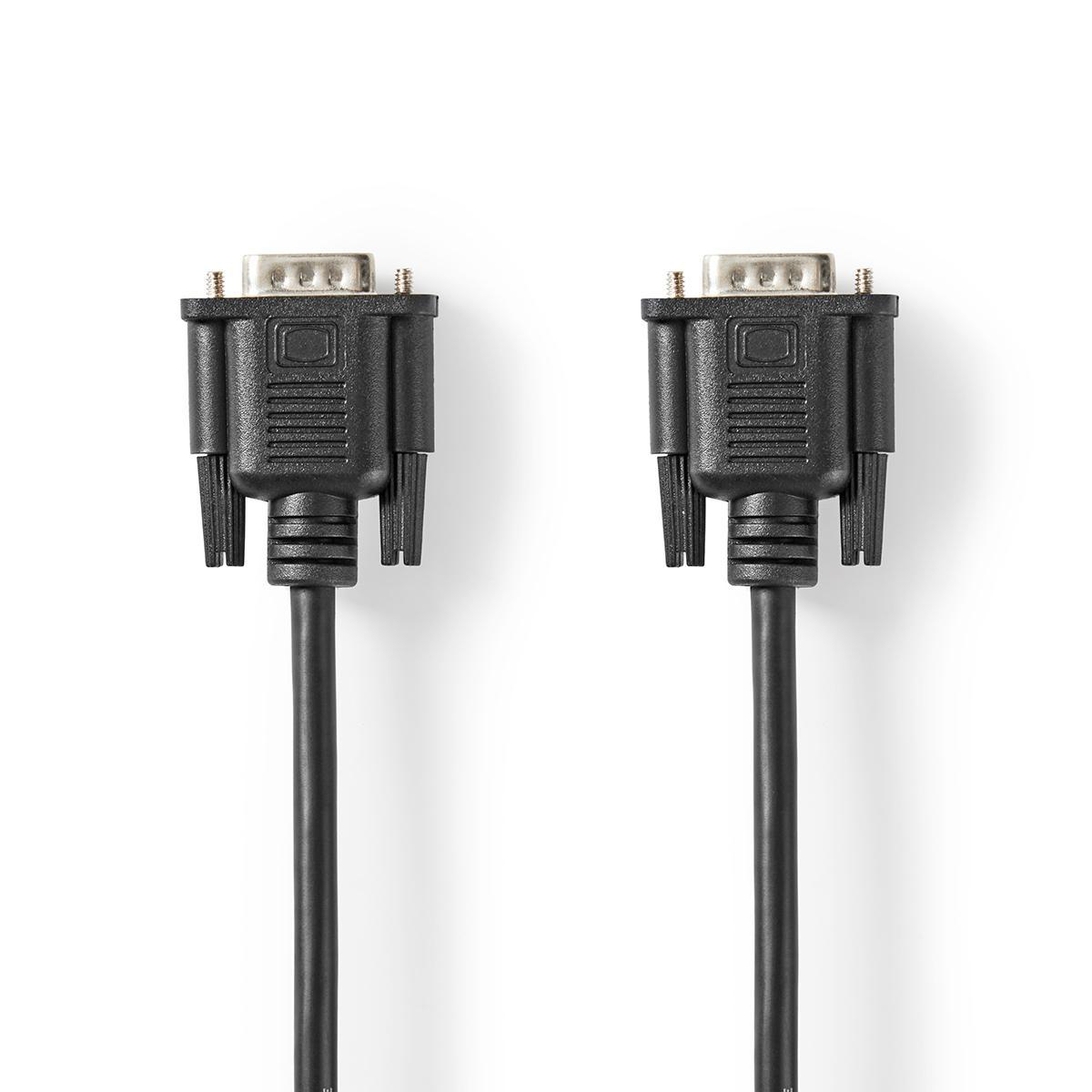 Thumbnail - Nedis VGA Stecker | VGA Stecker | Vernickelt | 3.00 m | Rund Maximale Auflösung: 1024x768 | ABS | Schwarz | Aufhänger
