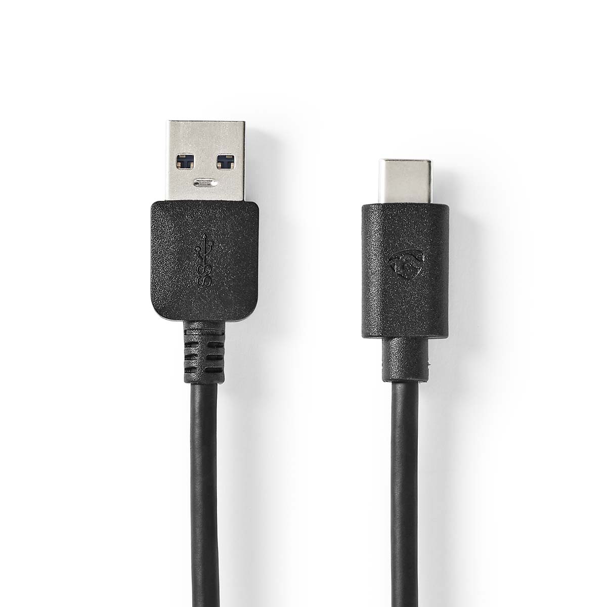 Nedis USB-Kabel | USB 3.2 Gen 1 | USB-A Stecker | USB-C™ Stecker - 60 W | 5 Gbps | Vernickelt | 2.00 m | Rund | PVC | Sc...