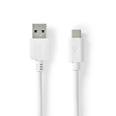 Nedis USB-Kabel | USB 3.2 Gen 1 | USB-A Stecker | USB-C™ Stecker - 60 W | 5 Gbps | Vernickelt | 2.00 m | Rund | PVC | We...