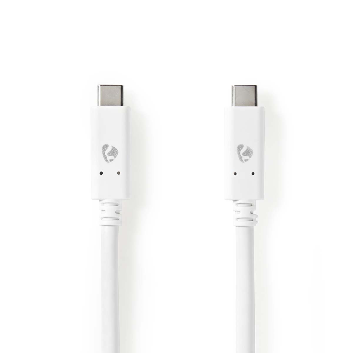 Nedis USB-Kabel | USB 3.2 Gen 2 | USB-C™ Stecker |USB-C™ Stecker - 100 W | 4K@60Hz | 10 Gbps | Vernickelt | 1.00 m | Run...