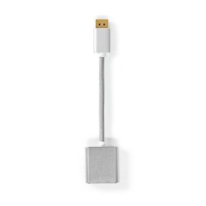 Nedis DisplayPort 0,2 m DVI-Kabel Vergoldet DisplayPort Stecker | DVI-D 24+1-Pin Buchse | 1080p | Vergoldet | 0.20 m | R...