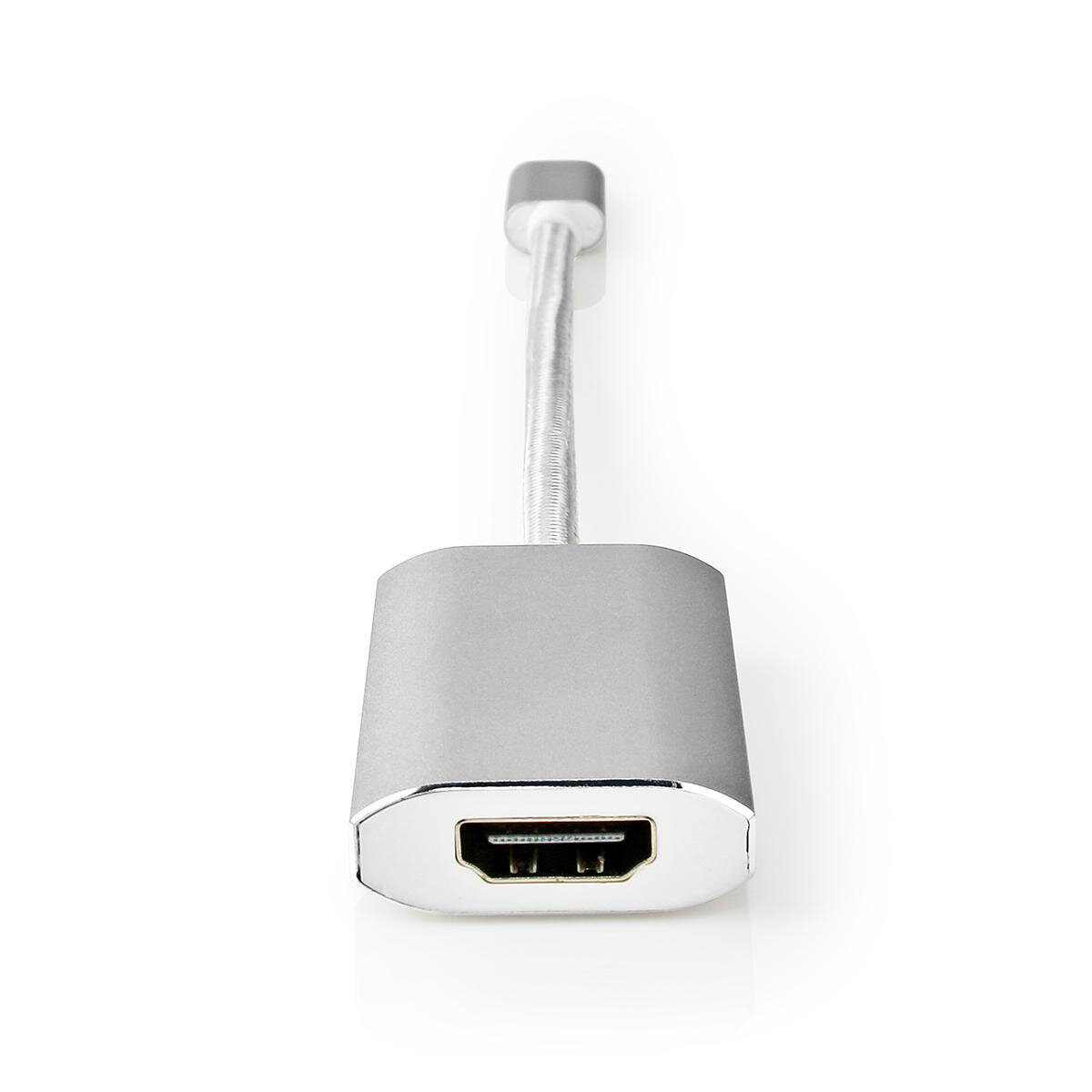 Nedis USB-Adapter | USB 3.2 Gen 1 | USB-C™ Stecker | HDMI™ | Power delivery | 0.20 m | rund | Vergoldet | Geflochten / N...