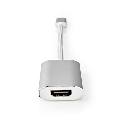 Nedis USB-Adapter | USB 3.2 Gen 1 | USB-C™ Stecker | HDMI™ | Power delivery | 0.20 m | rund | Vergoldet | Geflochten / N...