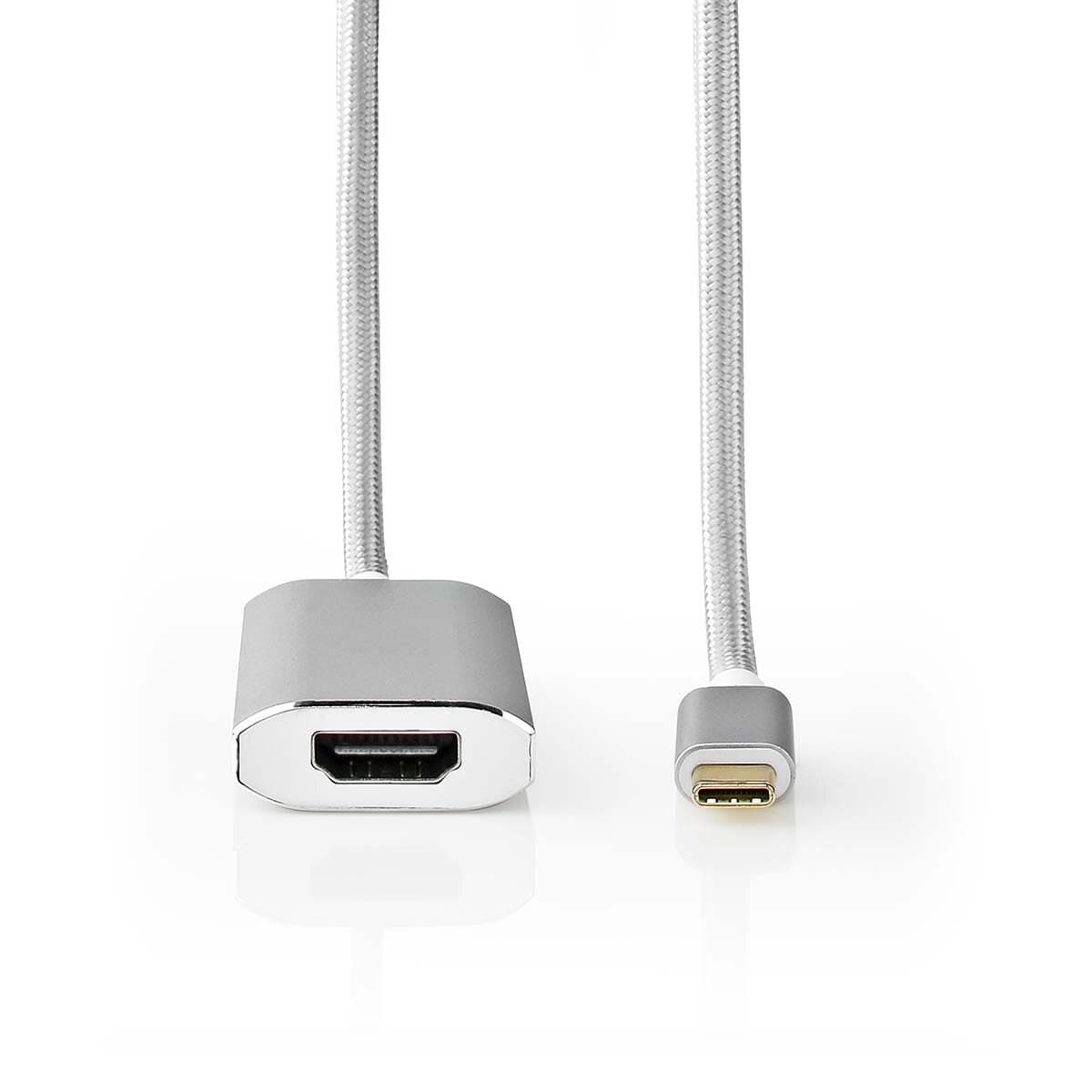 Nedis USB-Adapter | USB 3.2 Gen 1 | USB-C™ Stecker | HDMI™ | Power delivery | 2.00 m | rund | Vergoldet | Geflochten / N...