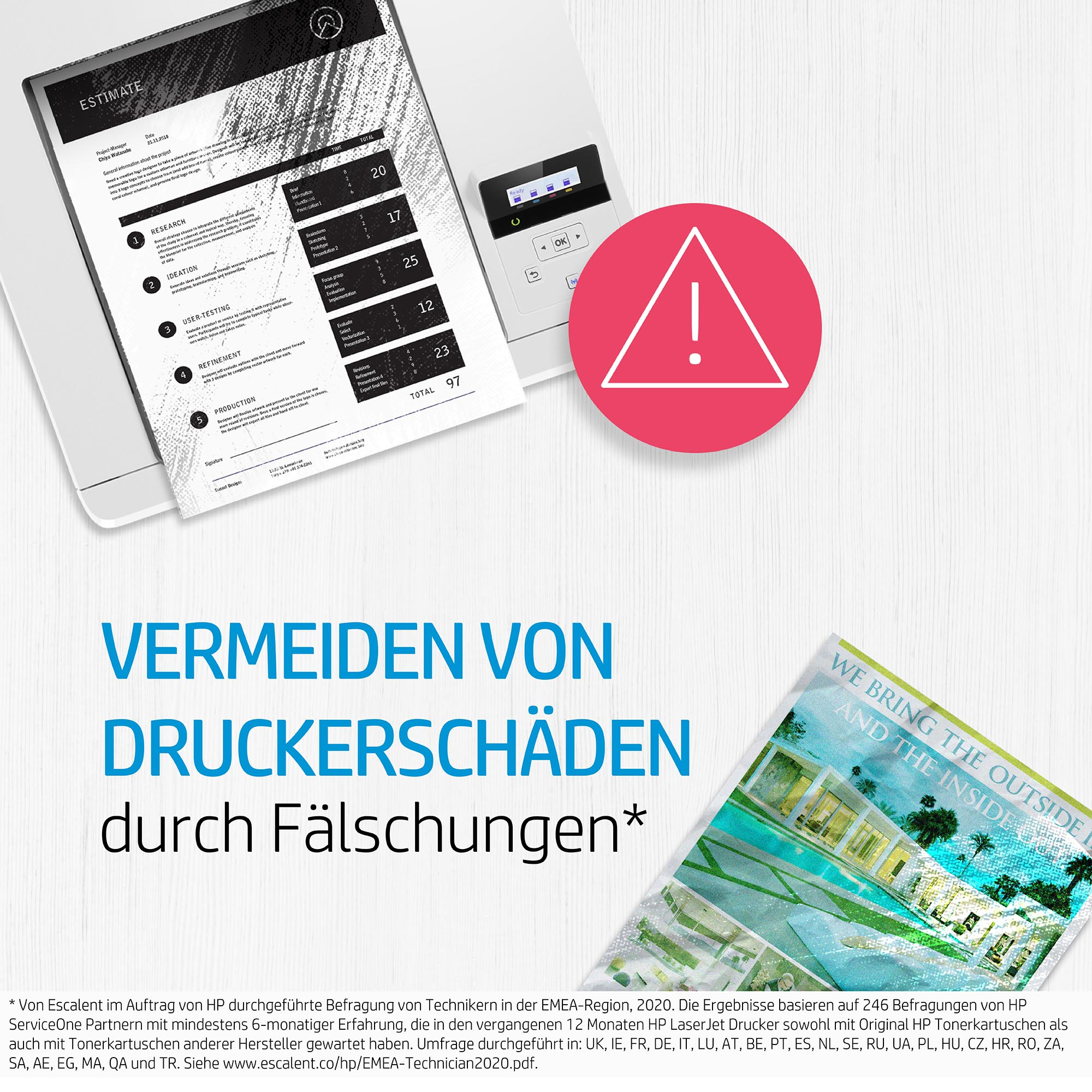 HP 201A (CF400A) LaserJet Tonerkartusche Schwarz Toner Produkt Bild 4