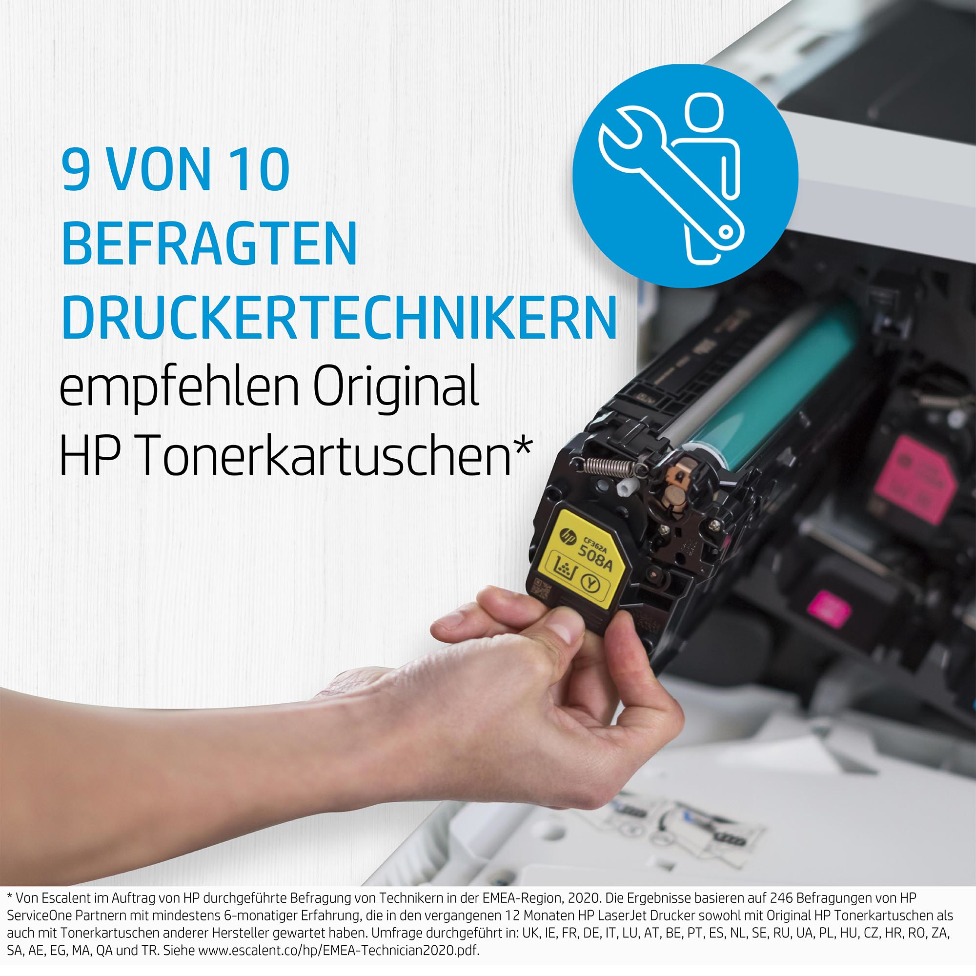 HP 201A (CF400A) LaserJet Tonerkartusche Schwarz Toner Produkt Bild 5