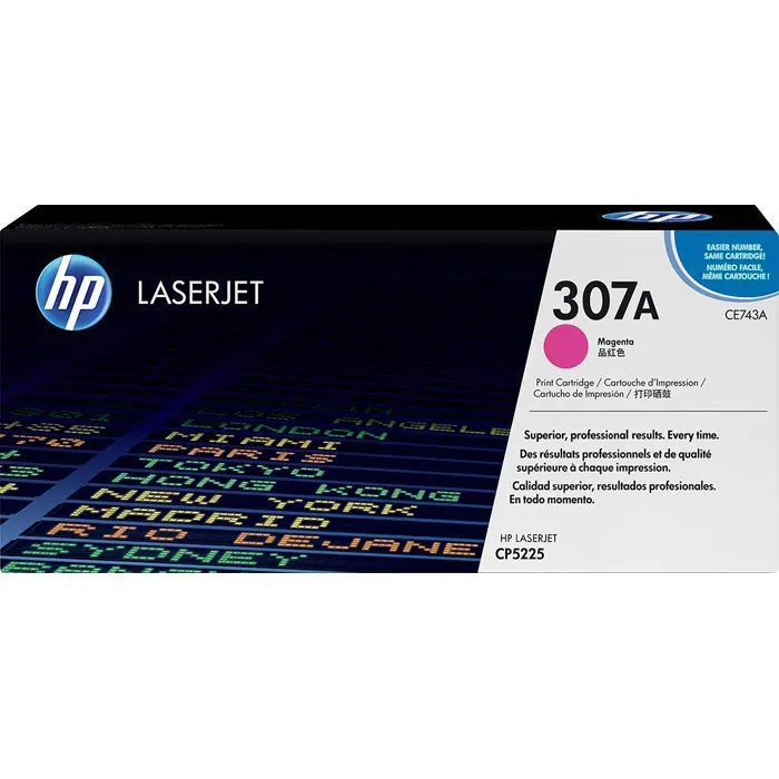 HP 307A CE743A Original LaserJet Tonerkartusche Magenta Image