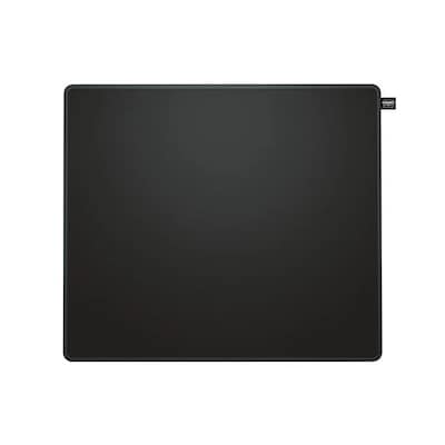 Cherry GP5 Gaming-Mauspad aus Stoff, Schwarz High-Speed-Stoffoberfläche, Rutschfest, Vernähte Kanten, Maschinenwaschbar