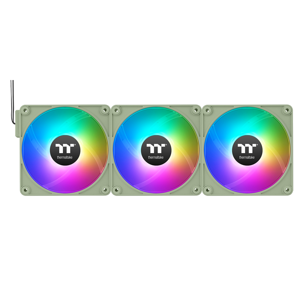 Thermaltake CT120 EX Reverse ARGB Sync Matcha Green 3 Pack Gehäuselüfter