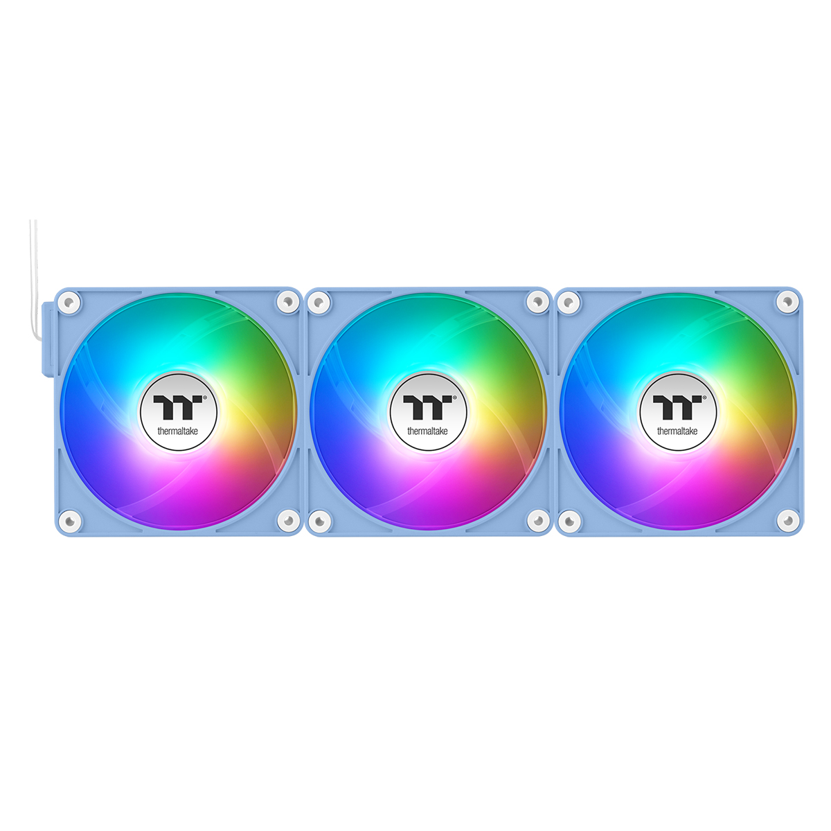 Thermaltake CT140 EX Reverse ARGB Sync Hydrangea Blue 3er-Pack | Gehäuselüfter