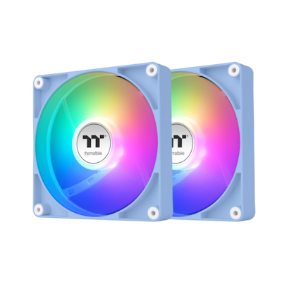 Thermaltake CT120 ARGB Sync Hydrangea Blue 2 Pack | Gehäuselüfter
