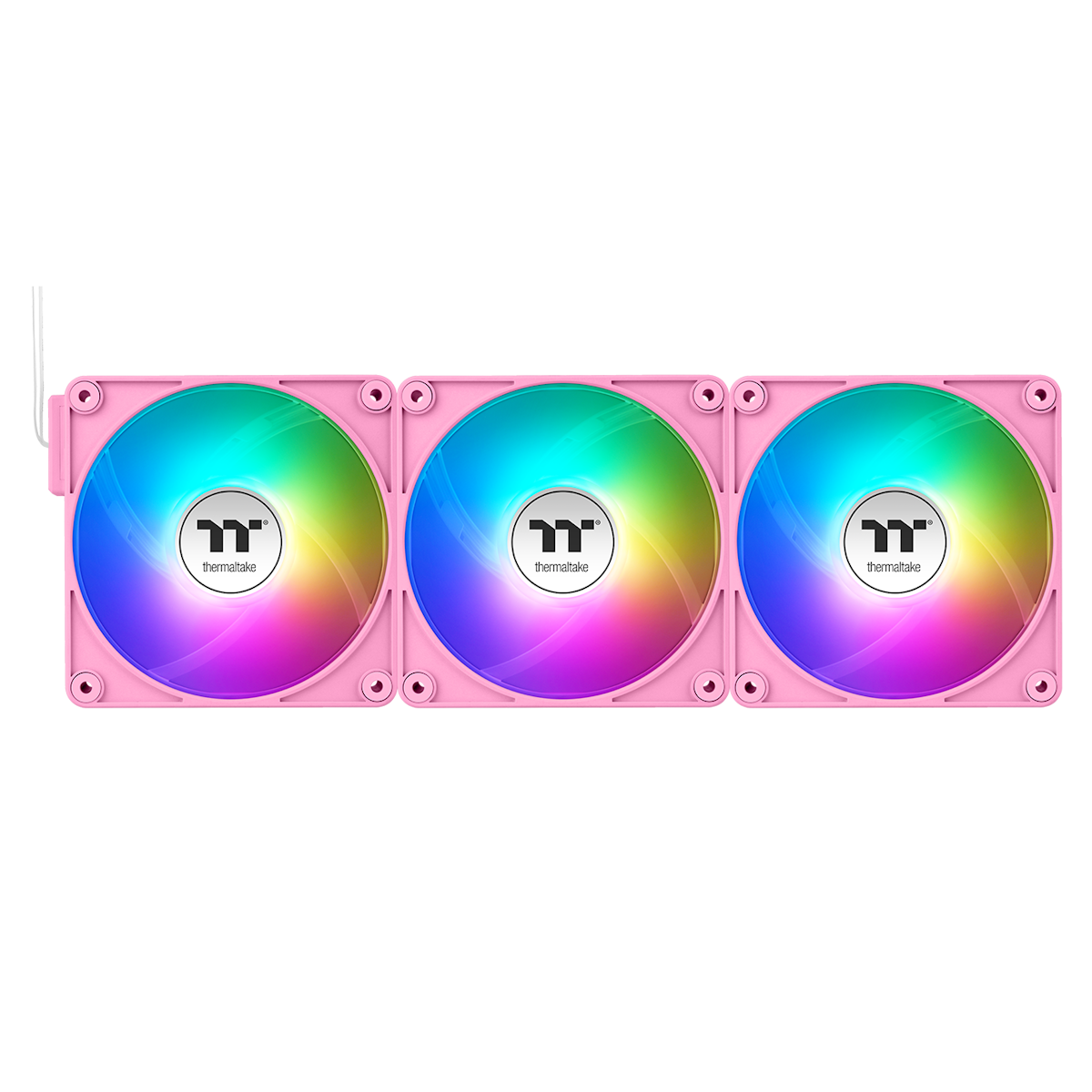 Thermaltake CT140 EX Reverse ARGB Sync Pink 3 Pack Gehäuselüfter