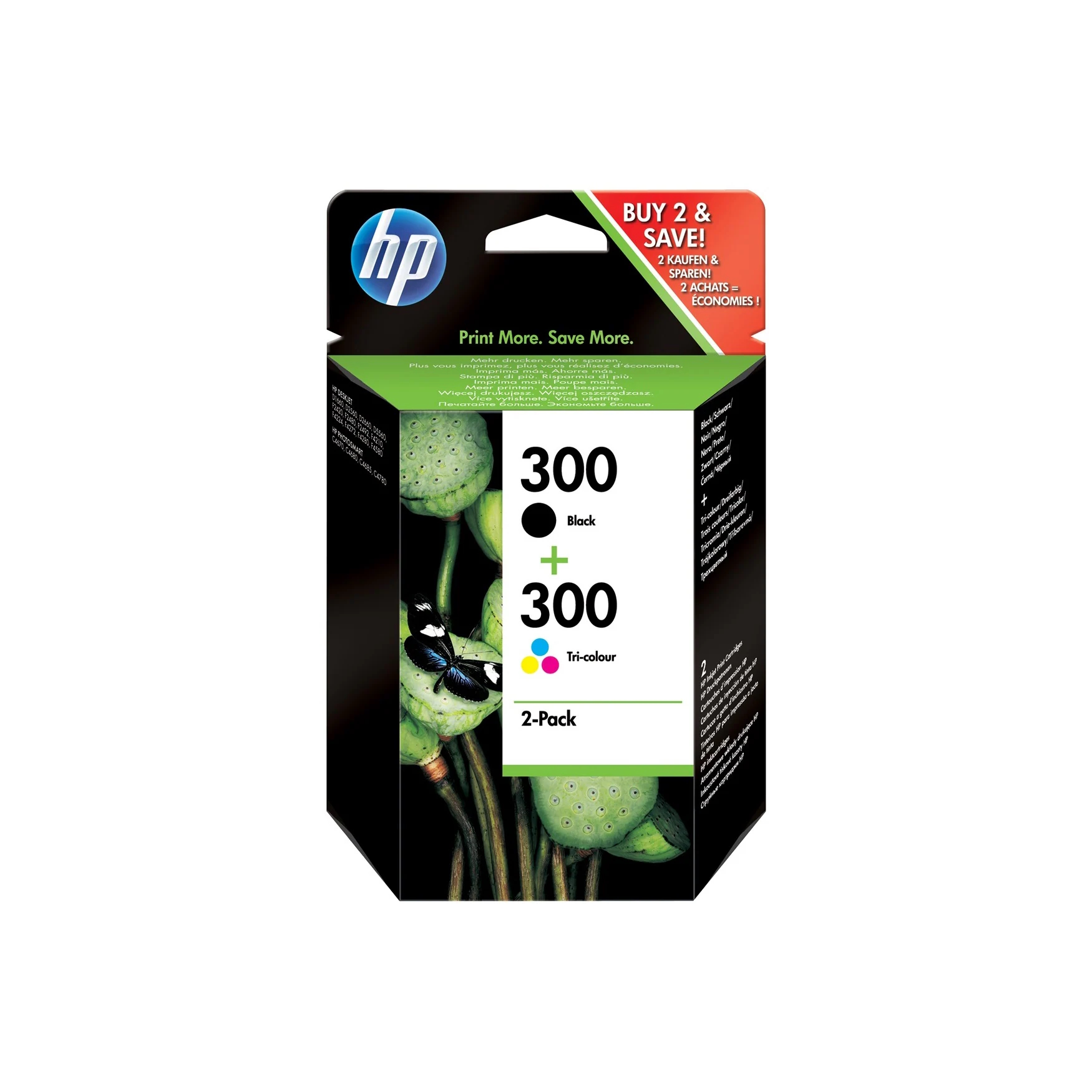 HP 300 (CN637EE) Original Druckerpatronen 2er-Pack