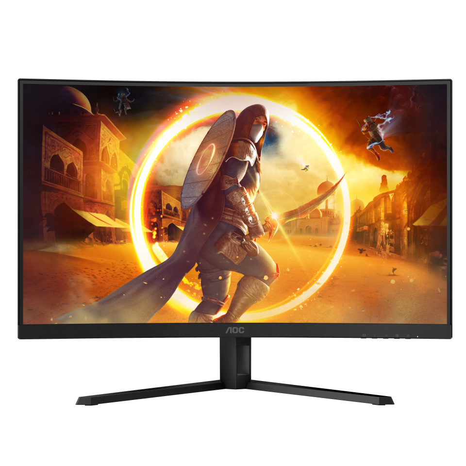 AOC Gaming CQ32G4VE 32 Zoll QHD Curved Monitor, 180 Hertz, 0.5 ms, HDR10, FreeSync Premium (2560x1440, HDMI, DisplayPort...