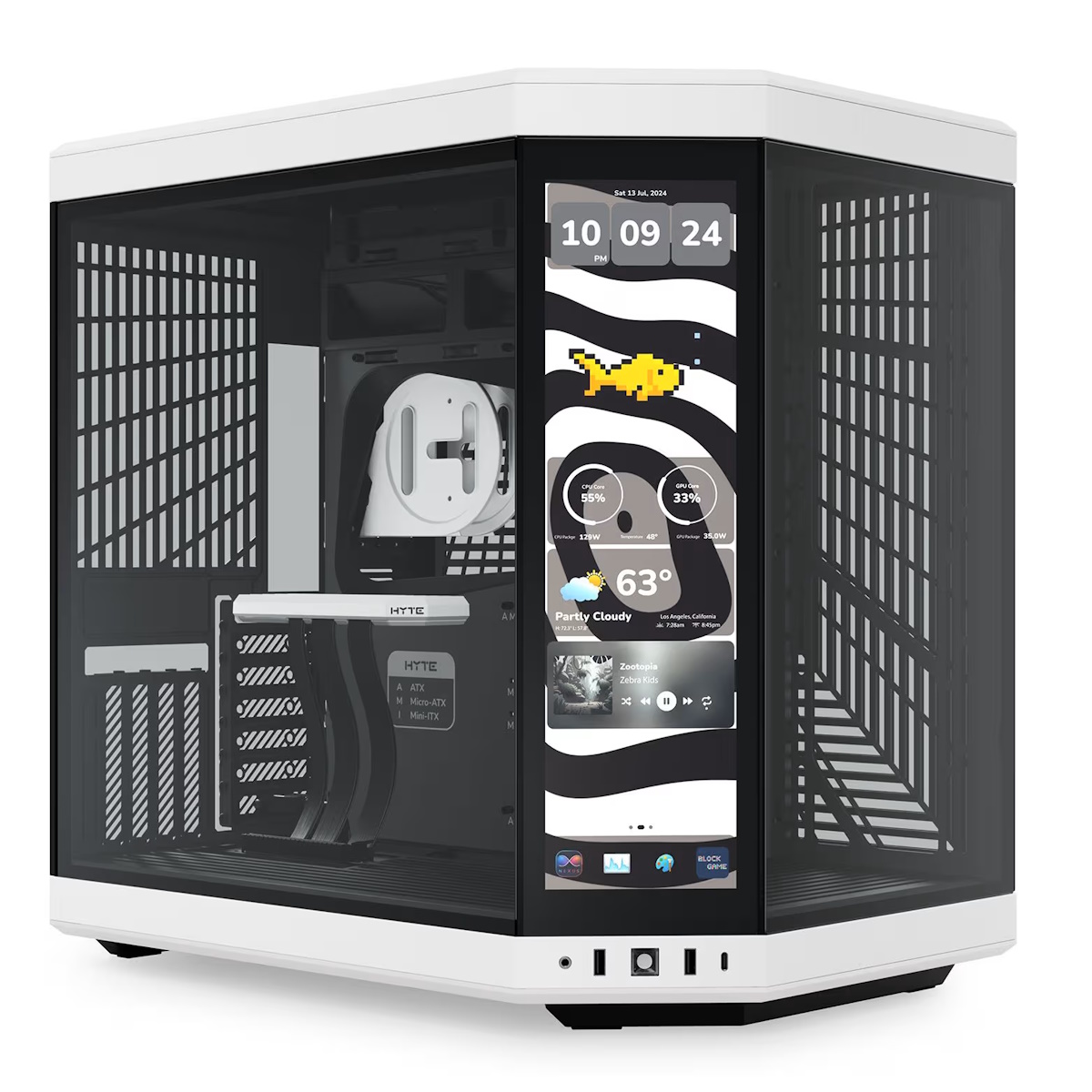 HYTE Y70 touch Panda | PC-Gehäuse