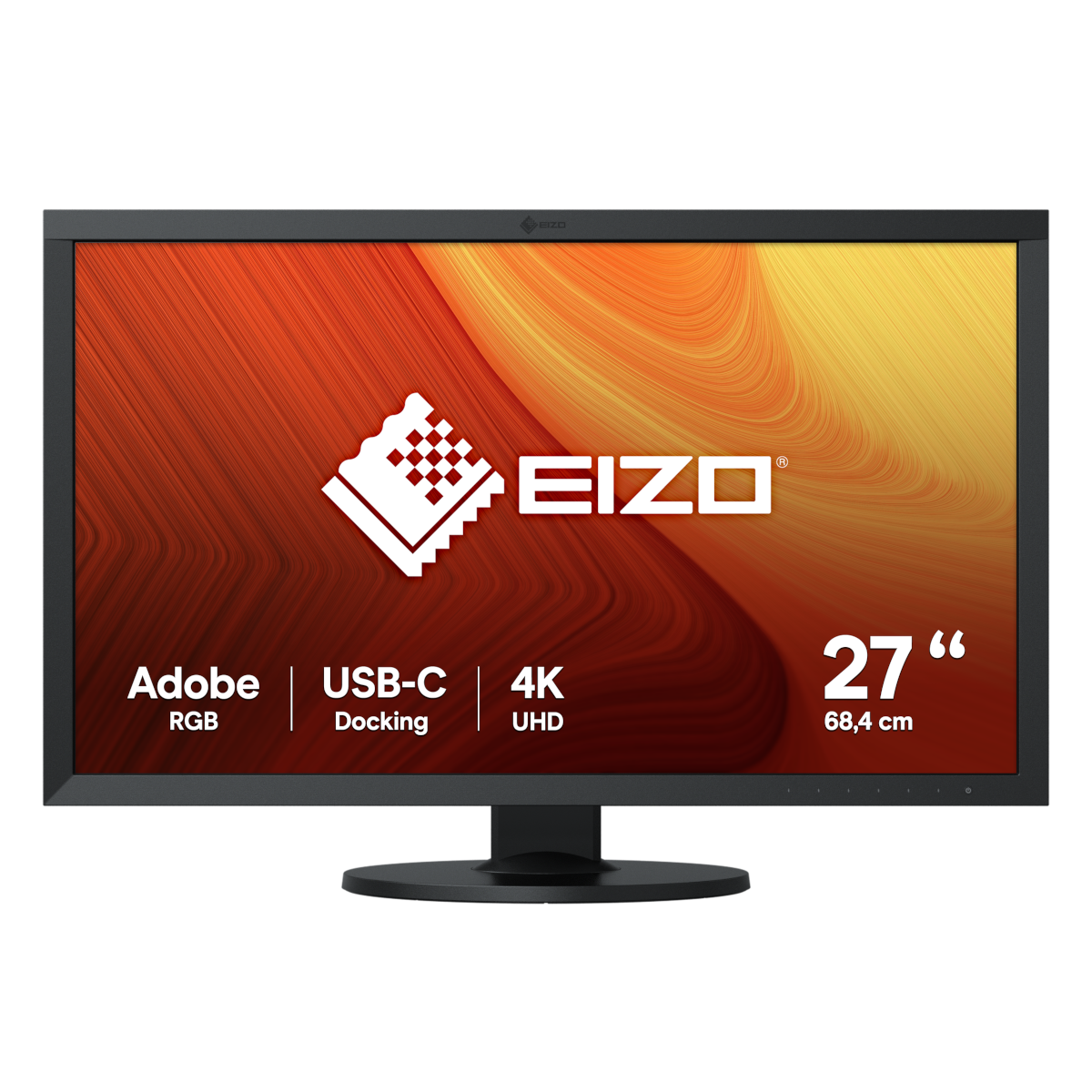 Eizo ColorEdge CS2740 Grafik Monitor - 68,4 cm 27 Zoll, LED, IPS-Panel, 4K UHD, Adobe RGB >99 %, DCI P3 90%, sRGB 100%, Höhe