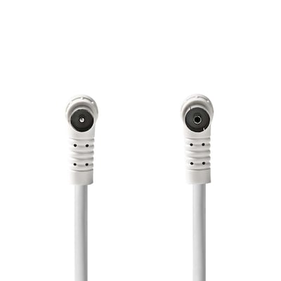 Nedis Koaxial Kabel | IEC (Coax) Stecker | IEC (Coax) Buchse Vernickelt | 120 dB | 75 Ohm | 4-fach geschirmt | 10.0 m | ...
